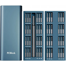 PCWork PCW08B Σετ Κατσαβιδιών Ακριβείας με Στροφείο 48τμχ.