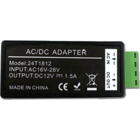 Step Down DC Converter In: 16÷36VDC ή 16÷28VAC  Out: 12VDC 1.5A DCC-1628