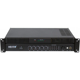 Hentr MPA-700QF Μικροφωνικός Ενισχυτής 350W 8-16Ω 100V 3 Ζωνών 3xMIC/2xAUX Μαύρος
