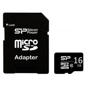 Silicon Power Κάρτα Μνήμης MicroSDHC 16GB Class10 UHS-I SP016GBSTH010V10SP