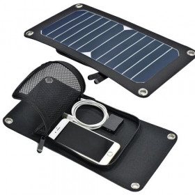 Invictus Ηλιακός Φορτιστής Φορητών Συσκευών με 1x USB-A 7W/1.4A Max. SRUSB-7