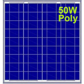Πολυκρυσταλλικό Φωτοβολταϊκό Panel 12V 50W 68x51x2.5cm Invictus SRM-50P