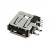 Βύσμα USB 2.0 Type A Θηλυκό 4 Pin Πλάγιο Γωνιακό 90° για PCB Molex 673298000