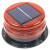 Ηλιακός Φάρος LED Κόκκινος Strobe Εφέ με Διακόπτη Φ95x65mm HTL-9565R-F