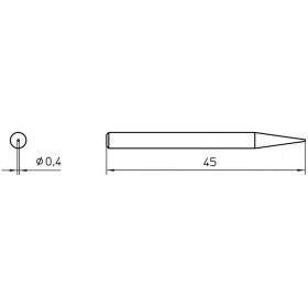 Weller SPI15 210 Μύτη Κολλητηριού 0.4mm για το Κολλητήρι SPI-16