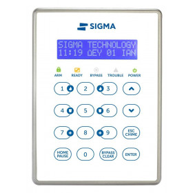 Sigma Aeolus KP Πληκτρολόγιο Αφής Συναγερμού με Οθόνη LCD και Φωτιζόμενα Πλήκτρα