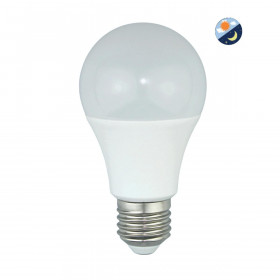 Λάμπα LED με Φωτοκύτταρο, E27 Φυσικό Λευκό 4000K 900lm Diolamp LUX6010NW