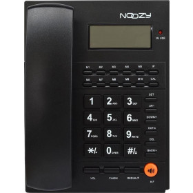 Noozy Phinea N37 Ενσύρματο Τηλέφωνο Γραφείου Μαύρο