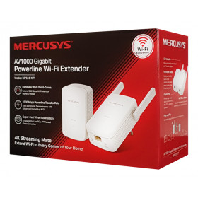 Mercusys MP510 KIT v1 Powerline Διπλό για Ασύρματη Σύνδεση Wi‑Fi 4 και 2 Θύρες Gigabit Ethernet