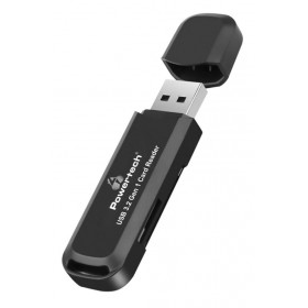 Powertech Card Reader για SD & micro SD, USB 3.2 5Gbps PT-1112