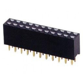 Βέργα Ακίδων (Pin Header) Θηλυκή 80 Pin (2x40) Ίσια για PCB με Βήμα 2.54mm