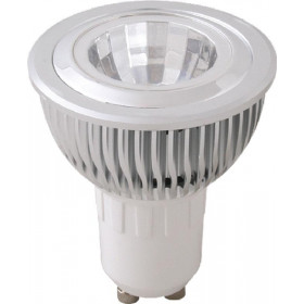 Λάμπα LED GU10 5W Ψυχρό Λευκό 6400K 260lm 28° LED-01C5