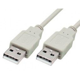 Καλώδιο USB 2.0 Type A Αρσενικό σε  Αρσενικό 5m Γκρι Victronic T1902-018