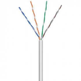 Καλώδιο Δικτύου Cat.5e UTP CCA/PVC Λευκό Anga ST-L01 100m
