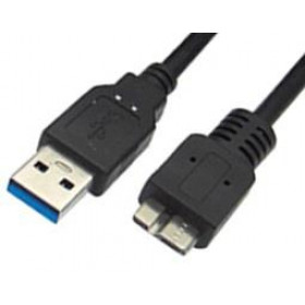 Καλώδιο USB 3.0 Type A Αρσενικό σε Micro USB 3.0 Αρσενικό 1.8m Μαύρο Victronic J1902-014