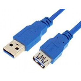 Καλώδιο Προέκτασης USB 3.0 Type A Αρσενικό σε Θηλυκό 1.8m Μπλε Victronic T1902-025