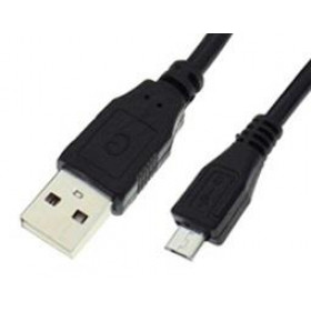 Καλώδιο USB 2.0 Type A Αρσενικό σε Micro USB Αρσενικό 1.8m Μαύρο VNzane