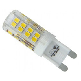 Λάμπα LED G9 230V 4W Ψυχρό Λευκό 6500K 360lm 360° LED ON 02.001.1204