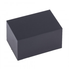 Κουτί Κατασκευών Πλαστικό Μαύρο 45x30x25mm με Βάση Στήριξης Gainta G453025B+G453015L