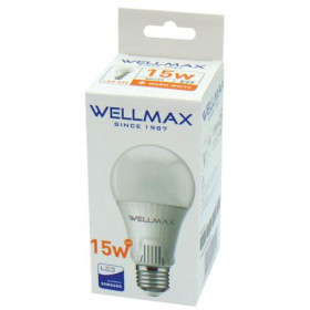 Λάμπα LED A65 E27 15W Θερμό Λευκό 3000K 1350lm 230° Wellmax 02.001.1295
