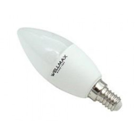 Λάμπα LED Κερί E14 5W Ψυχρό Λευκό 6500K 400lm Wellmax