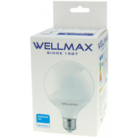 Λάμπα LED G120 E27 18W Φυσικό Λευκό 4000K 1600lm 230° Wellmax 02.001.1391