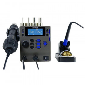 ATTEN ST-8802 Σταθμός Κόλλησης SMD Ψηφιακός ESD Safe με Κολλητήρι 65W 80÷480°C και Θερμό Αέρα 800W 100÷500°C 120L/min