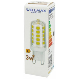 Λάμπα LED G9 3W Φυσικό Λευκό 4000K 350lm 320° Wellmax 02.001.1429