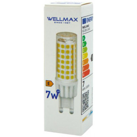 Λάμπα LED G9 230V 7W Φυσικό Λευκό 4000K 800lm 320° Wellmax 02.001.1432