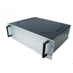 Κουτί Κατασκευών Μεταλλικό Rackmount 19" 435x350x133mm με Χειρολαβές Normabox UR3-1