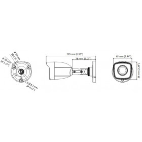 Hikvision HiWatch HWT-B150-M Κάμερα Εξωτερικού Χώρου Bullet 5MP 4in1 IP66 με Φακό 2.8mm