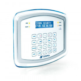 Sigma PROTEUS RFID/W Πληκτρολόγιο Αφής Συναγερμού με Οθόνη LCD, Αναγνώστη RFID και Φωτιζόμενα Πλήκτρα Λευκό