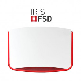 Sigma IRIS FSD/R Σειρήνα Συναγερμού Εξωτερικού Χώρου 122dB με Flash Κόκκινου Χρώματος