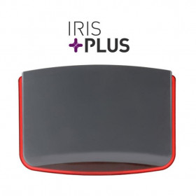 Sigma IRIS PLUS/GR Σειρήνα Συναγερμού Εξωτερικού Χώρου Γκρι 122dB με Flash Κόκκινου Χρώματος
