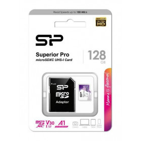 Silicon Power Superior Pro Κάρτα Μνήμης MicroSDXC 128GB Class 30 USH-1 SP128GBSTXDU3V20AB