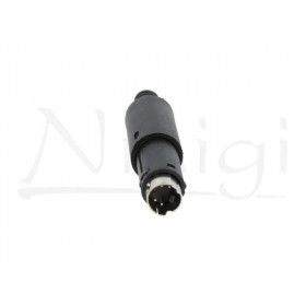 Βύσμα Mini Din 4 Pin Αρσενικό Καλωδίου Πλαστικό Μαύρο Ninigi MDC-004