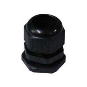 Στυπιοθλίπτης Τρύπα Φ16.2mm, Καλώδιο Φ11.1mm Πλαστικός Μαύρος PG-09