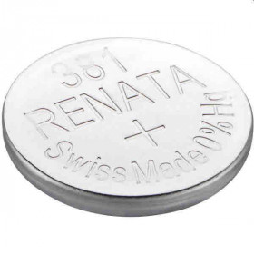 Renata 381 (SR1120SW) Μπαταρία Ρολογιών Silver Oxide 1.55V 50mAh 1τμχ