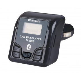 FM Transmitter Αυτοκινήτου με Bluetooth, USB & Κάρτα SD Μαύρο