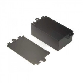 Κουτί Κατασκευών Πλαστικό ABS Μαύρο 72x44x27mm με Εξόδους Καλωδίων Gainta G1017