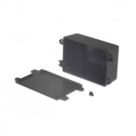 Κουτί Κατασκευών Πλαστικό ABS Μαύρο 82x57x33mm με Εξόδους Καλωδίων Gainta G1019
