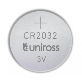Uniross Μπαταρία Λιθίου CR2032 3V 1τμχ