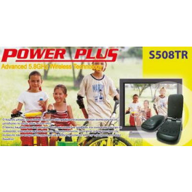 PowerPlus Ασύρματος Αναμεταδότης Εικόνας Ήχου & Τηλεχειριστηρίου 5.8GHz S508TR