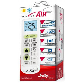 JollyLine Universal Air New Τηλεχειριστήριο Air Condition JL42533 Λευκό