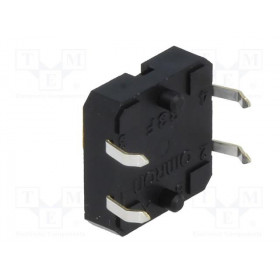 Microswitch TACT 4 Pin Push ON SPST-NO, 2.55N, 0.05A/24VDC, 12x12x7.3mm THT Omron B3F-4055