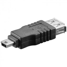 Adaptor USB 2.0 Type A Θηλυκό σε Mini USB Αρσενικό Goobay 50970