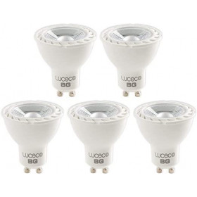 Σετ 5 Λάμπες LED GU10 3.5W Θερμό Λευκό 2700K 260lm 38° Luceco LGW3W26P/5-01