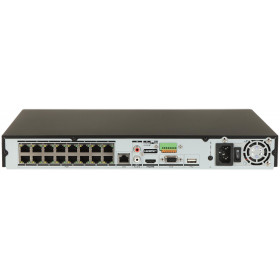 Hikvision DS-7616NXI-K2/16P AcuSense Καταγραφικό NVR 4K 8 IP Καναλιών έως 8MP 160Mbps με PoE, Alarm & Audio In