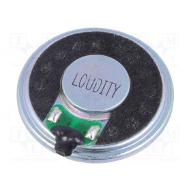 Μεγάφωνο Mini Φ28mm 0.5W RMS 8Ω Διαφανές Loudity LD-SP-2808
