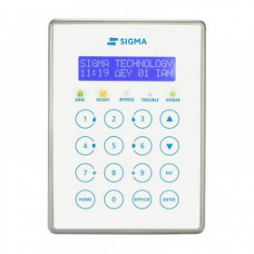 Sigma Apollo Plus Πληκτρολόγιο Αφής Συναγερμού με Οθόνη LCD και Φωτιζόμενα Πλήκτρα